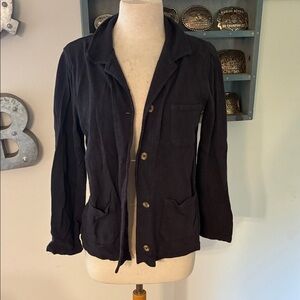 Hartford Charcoal Button-Up Jacket